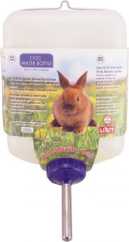 Lixit Wide-Mouth Small Animal Water Bottle, 64-oz bottle