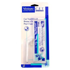 C.E.T. Cat Toothbrush with Enzymatic Poultry Flavor Toothpaste