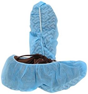 Disposable Non-Skid Blue Shoe Covers 100ct
