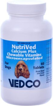 NutriVed Calcium Plus Chewable Vitamins 60ct