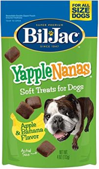 Bil-Jac Yapple Nanas Dog Treats 4 oz.
