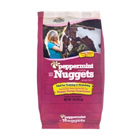 Bite-Size Nuggets Horse Treats Peppermint Flavor 1lb