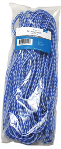 Blue Braided Leash with "O" Ring 56" 12pk