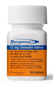 Deramaxx (Deracoxib) Chewable Tabs for Dogs 90ct