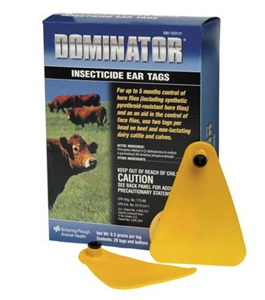 Dominator Insecticide Ear Tag 20ct