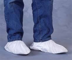Tyvek Shoe Covers, White 