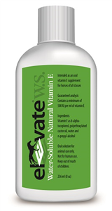 Elevate W.S. Water-Soluble Natural Vitamin E Supplement 8oz
