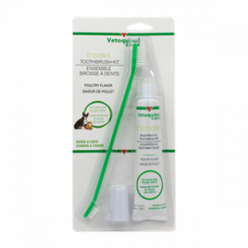 Enzadent Toothbrush Kit Poultry Flavor