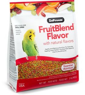 ZuPreem FruitBlend Flavor Bird Food for Small Birds 2 lb.
