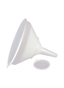 Large Plastic Milk Funnel with Fine Mesh Filter (6447)