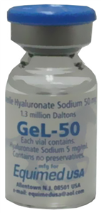 Gel-50 (Hyaluronate Sodium) Sterile 10mL