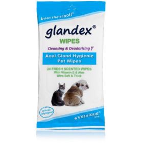 Glandex Anal Gland Hygienic Pet Wipes 