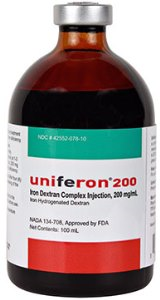 Iron Dextran Uniferon 200mg 100ml