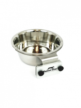 Kennel Gear 2 Quart Bowl System with Stainless Steel Yoke