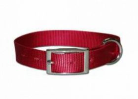 Collar and Leash Bundle-Nylon Red