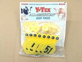 Y*Tex All- American Tag System Yellow 51 - 75