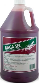Mega-Sel Equine Selenium & Vitamin E Supplement Gallon
