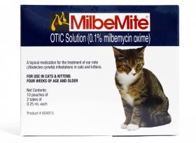 Milbemite Otic Solution 0.25ml 10ct