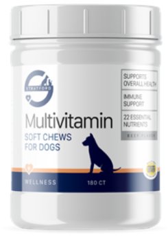 Multi-Vitamin Soft Chews for Dogs - 180ct