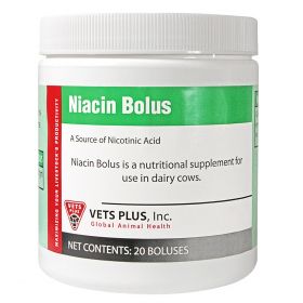 Niacin Bolus Nutritional Supplement for Dairy Cows 6gm 20ct