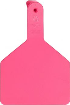 Z Tags Z1 No-Snag-Tag Cow Size Blank Pink 100ct