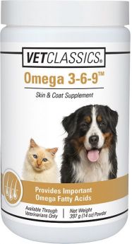 Omega 3-6-9 Skin and Coat Supplement Powder 12ct
