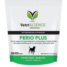 Perio Plus for Everyday Health, Canine Formula Dental Health Sticks, 30 Count