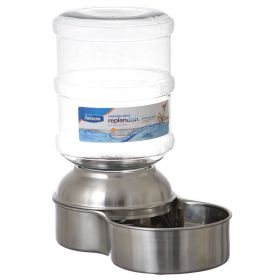 Petmate Stainless Steel Automatic Waterer 1 Gallon