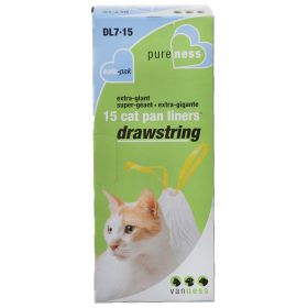 Pureness Drawstring Pan Liners Extra-Giant 15 ct.