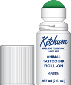 Tattoo Ink Roll-On Green 2oz