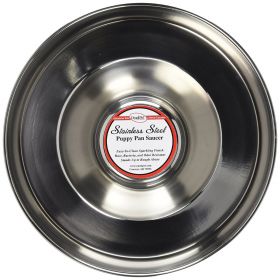 Stainless Steel Puppy Saucer 15"