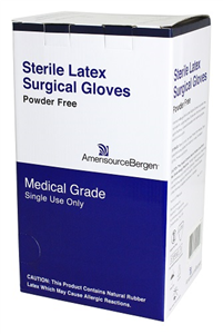 Powder-Free Sterile Latex Surgical Gloves 50ct