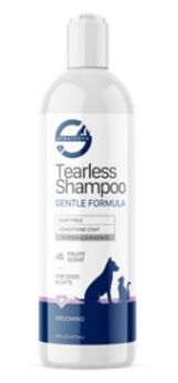 Tearless Shampoo Gentle Formula for Dogs and Cats Fruity Scent 16oz