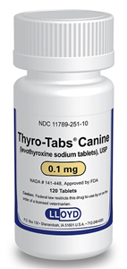 Thyro-Tabs Canine (Levothyroxine Sodium) Tablets 