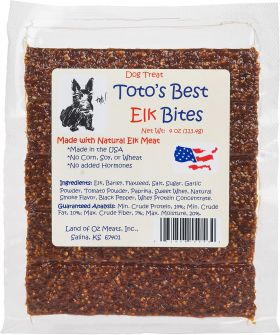Toto's Best Elk Bites 4 oz.