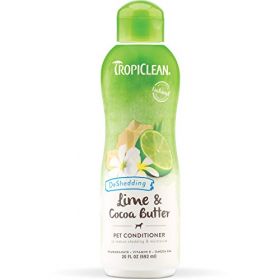 Tropiclean DeShedding Conditioner Lime & Cocoa Butter 20oz