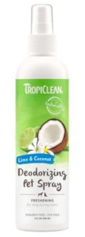 Tropiclean Lime & Coconut Deodorizing Pet Spray 8oz