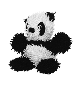 Mighty Jr. Microfiber Ball Panda