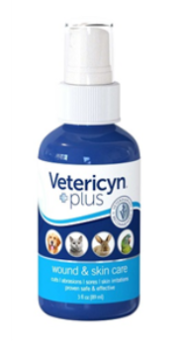 Vetericyn Plus All Animal Wound and Skin Care Spray 3oz