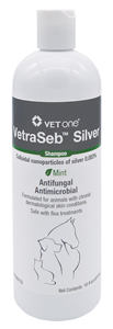 VetraSeb Silver Antifungal Antimicrobial Mint Shampoo 16oz