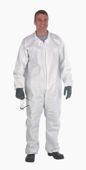 Micromax NS Open Wrist and Ankle Coveralls, White